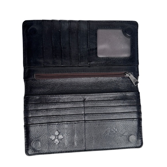 PATRICIA NASH BLACK LEATHER WALLET - Picture 9 of 12